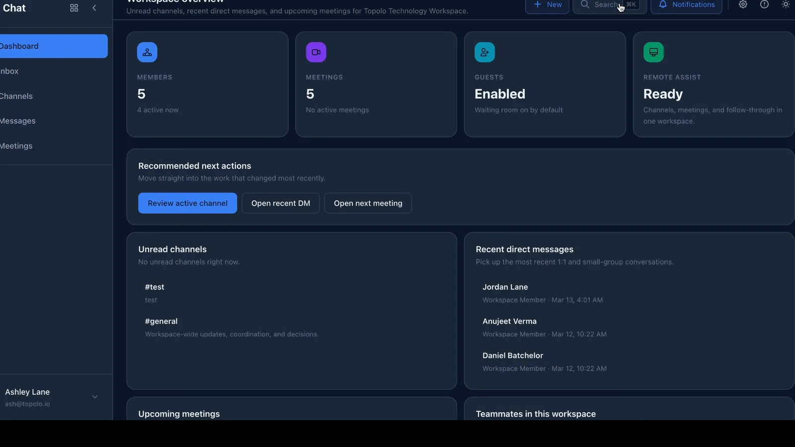 Topolo Chat preview